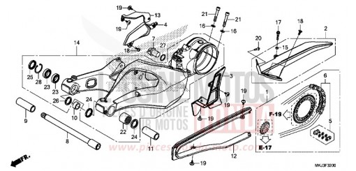 SCHWINGE CB1000RAJ de 2018